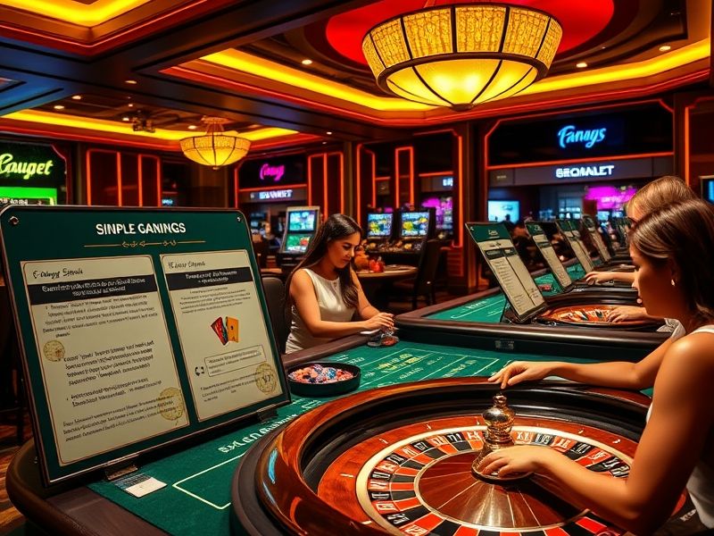 Discover the easiest casino games to play and master for beginners. Learn about simple strategies, low-stakes options, and popular games like slot machines, bingo, and keno on this comprehensive guide.